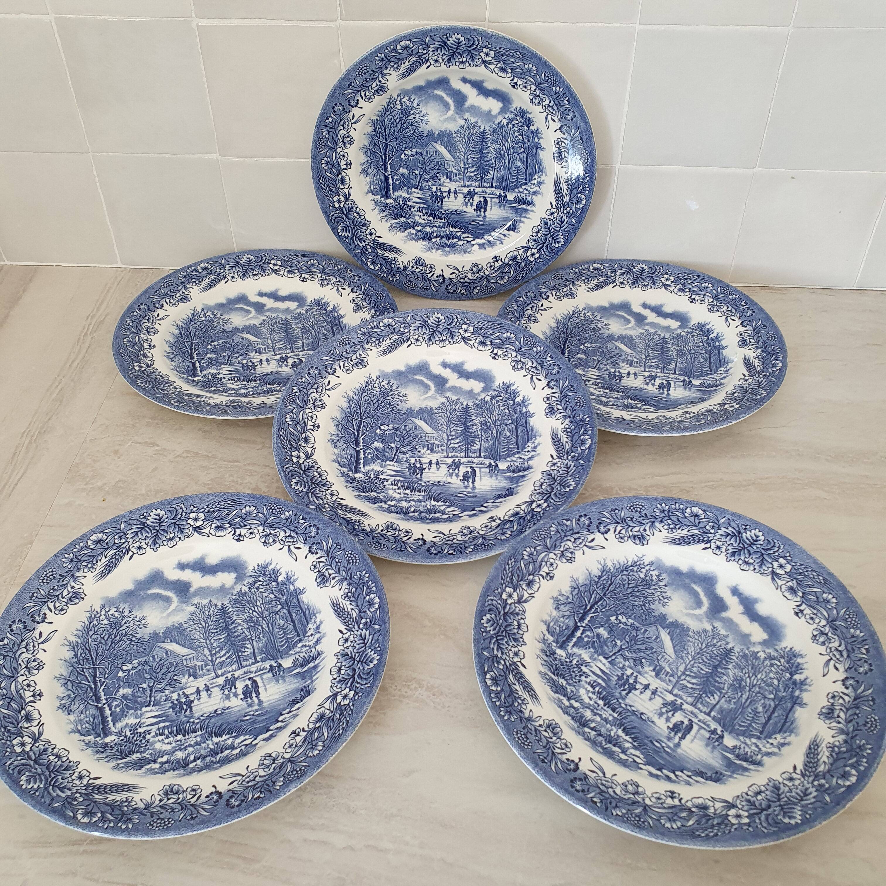 Churchill / English porcelain dessert plates
