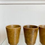 Set of 4 sandstone cups