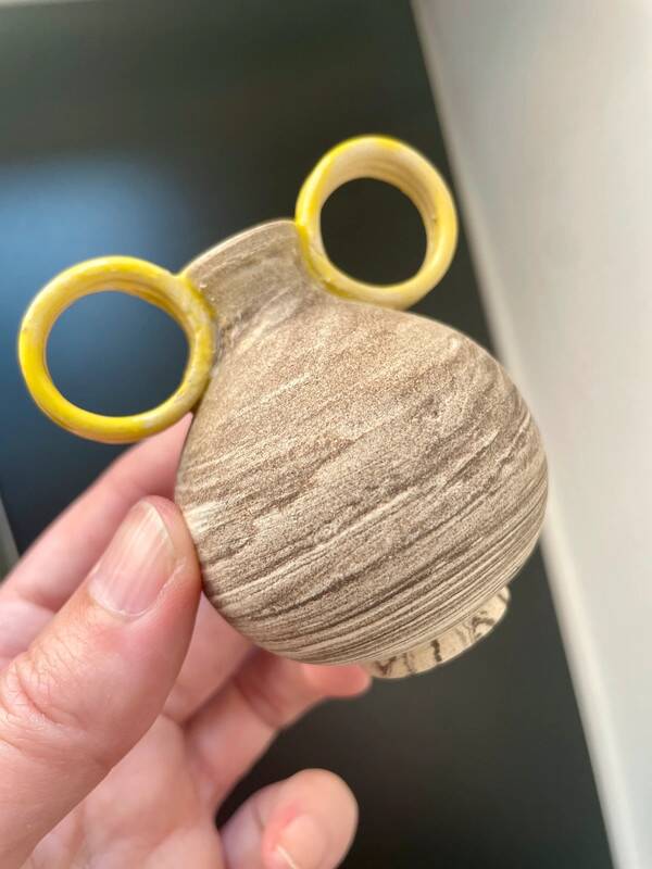Mini Vase Céramique d'art 6.5 cm