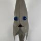 Fish in stainless steel Lighting object from Reinhard Stube