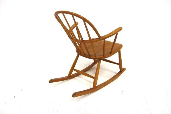 Rocking-chair scandinave, Nesto Stolfabrik, Suède, 1960