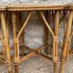 Ensemble de quatre tabourets en rotin