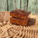 Old box in thuja magnifying glass Napoleon III style