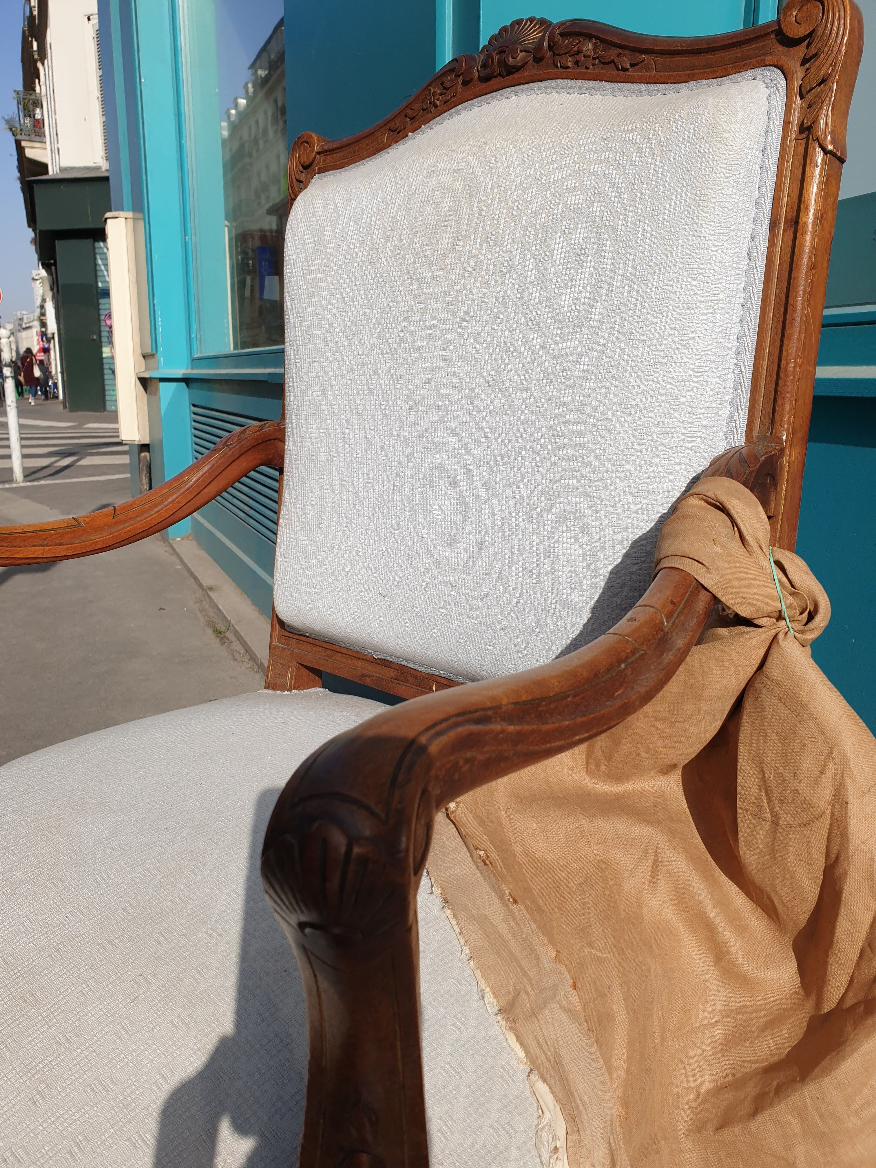 Louis XV style chair wood and gilding