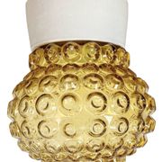 Vintage White Porcelain Ceiling Light, 1970s