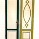 Double separation doors in 19th century patinated solid fir