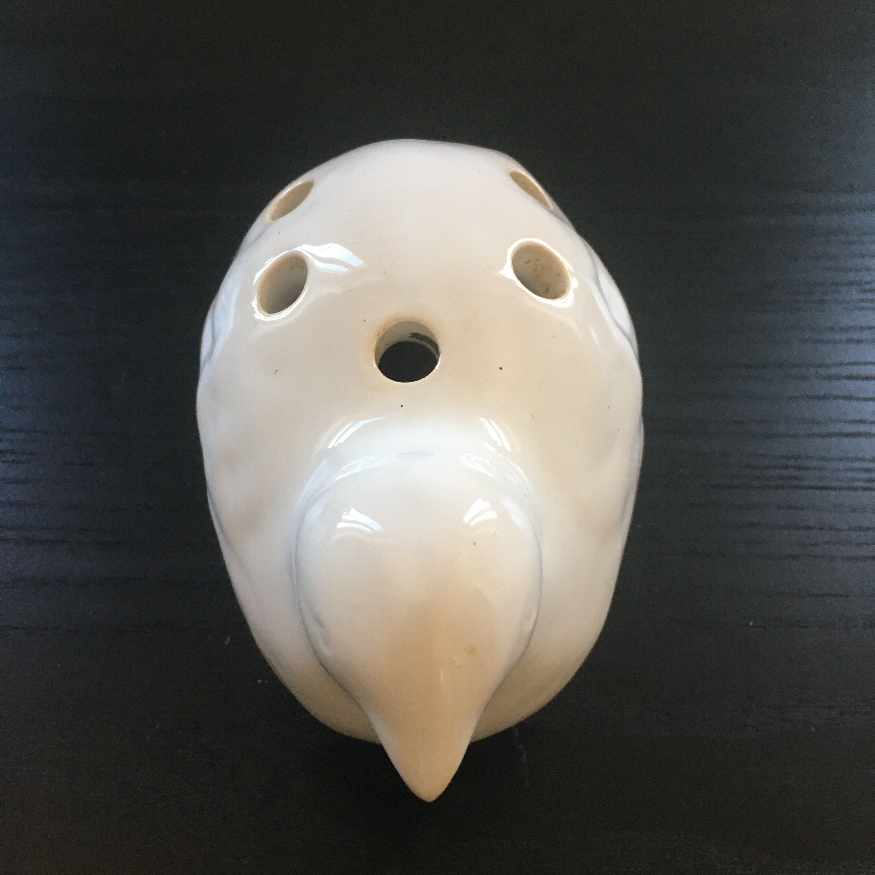 Bird spades flowers signed