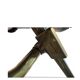 Italian mid-century 1960s brass rolling bar cart