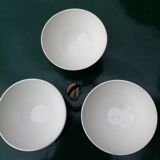 Faceted bowls on piedouche Sarguemines