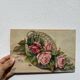 Painting basket of roses bouquet 1945 signed