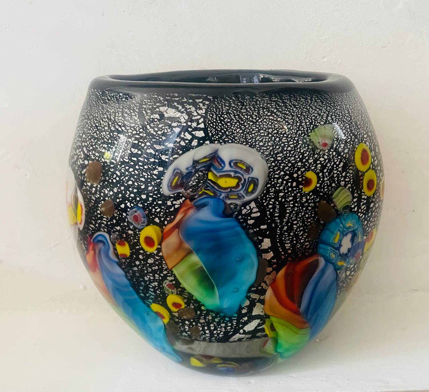 Murano millefiori vase circa 1950