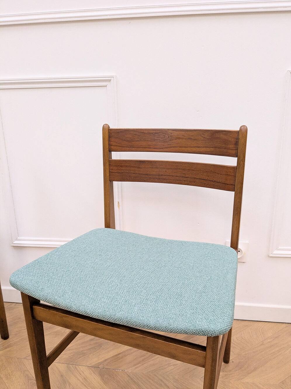 6 chaises vintage design scandinaves