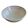Vintage porcelain salad bowl with multicoloured borders.