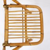Mid-Century Italian Bamboo Dal Vera Folding Chair, 1960s