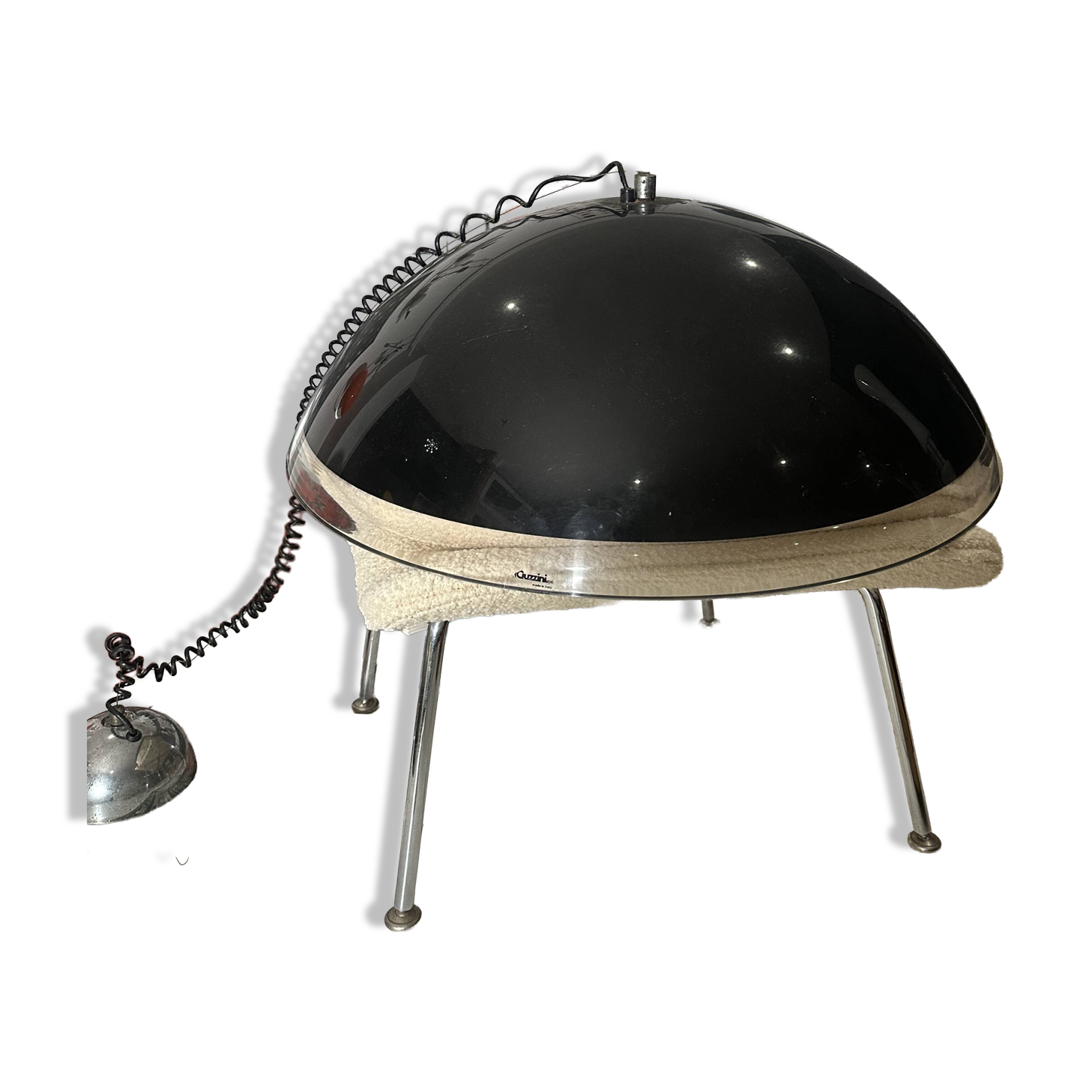 Large Guzzini pendant light from the 70s (65cm in diameter)