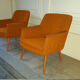 1/2 club chairs original 50s 60s