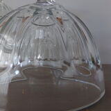 6 ice cream or dessert cups on foot