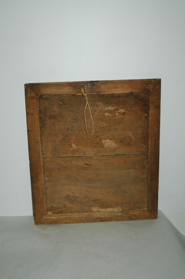 Miroir biseauté ancien 50x56cm