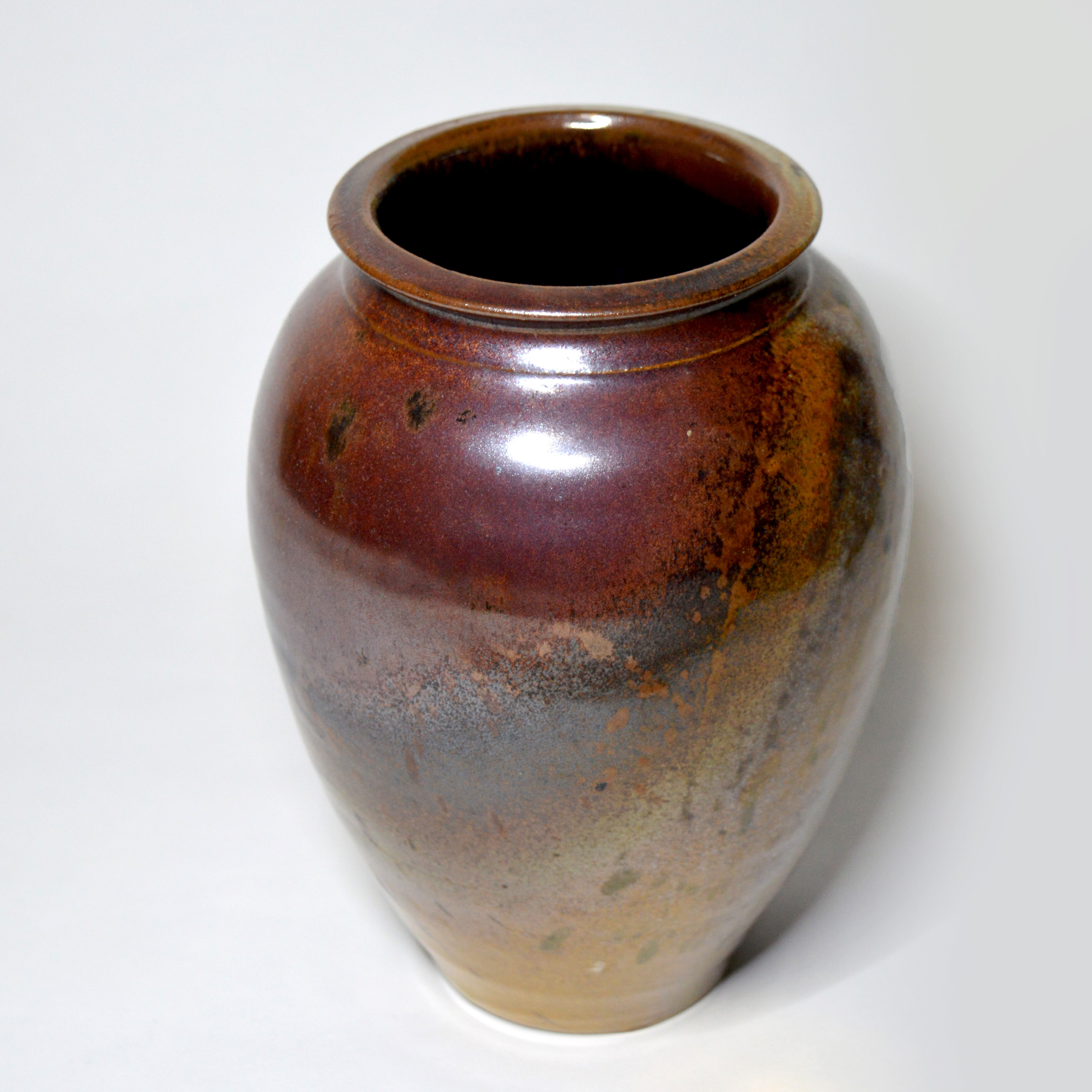 Puisaye sandstone vase by André Nault