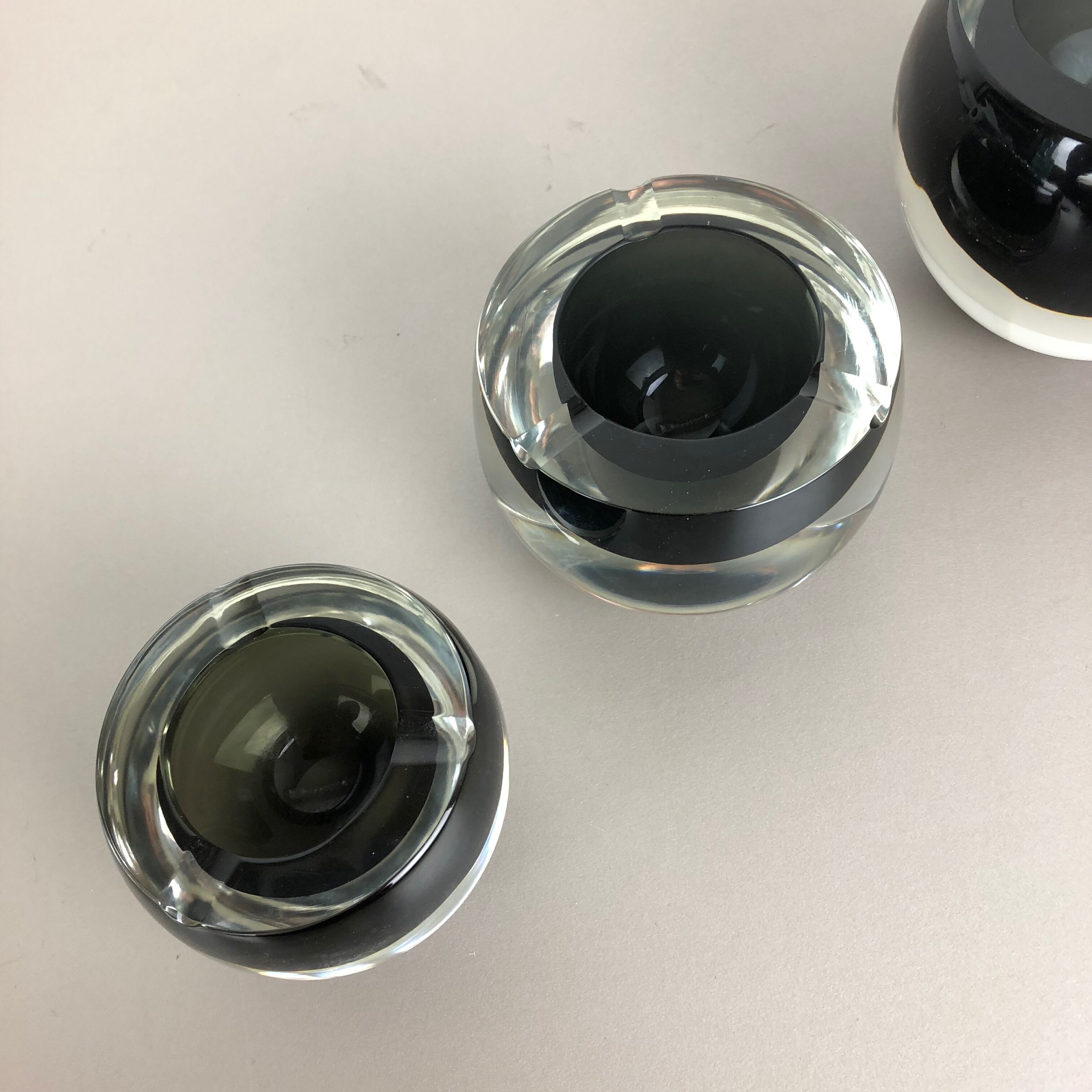 Murano glass ashtrays by Antonio da Ros, Cenedese, 1960s