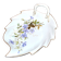 Meissen ravier coupelle décor fleurs peint en porcelaine signé Meissen