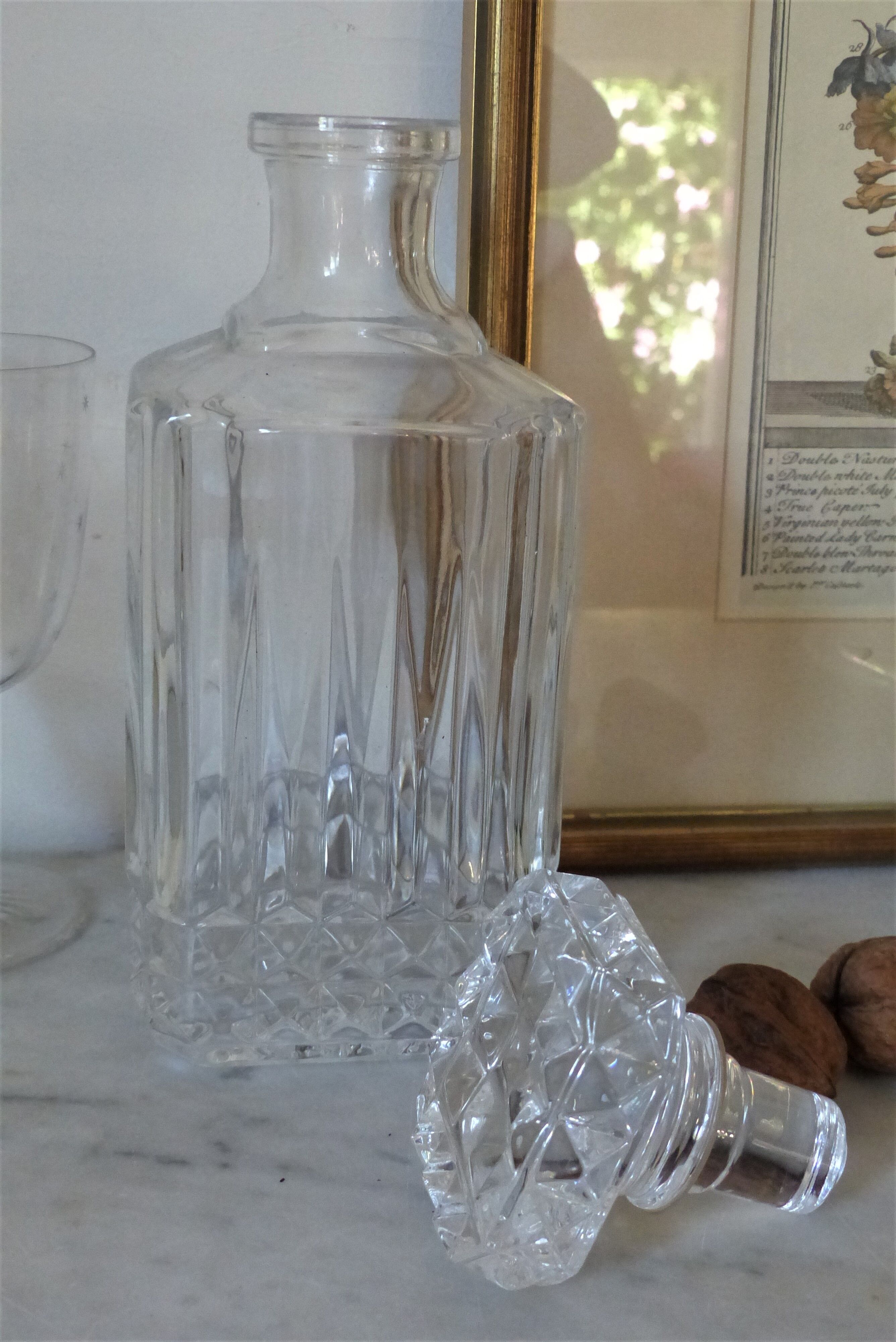 Crystal whisky carafe
