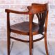 Art Deco Beech Armchair from Fischel, Slovakia, 1900s