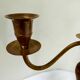 Wooden and brass chandelier