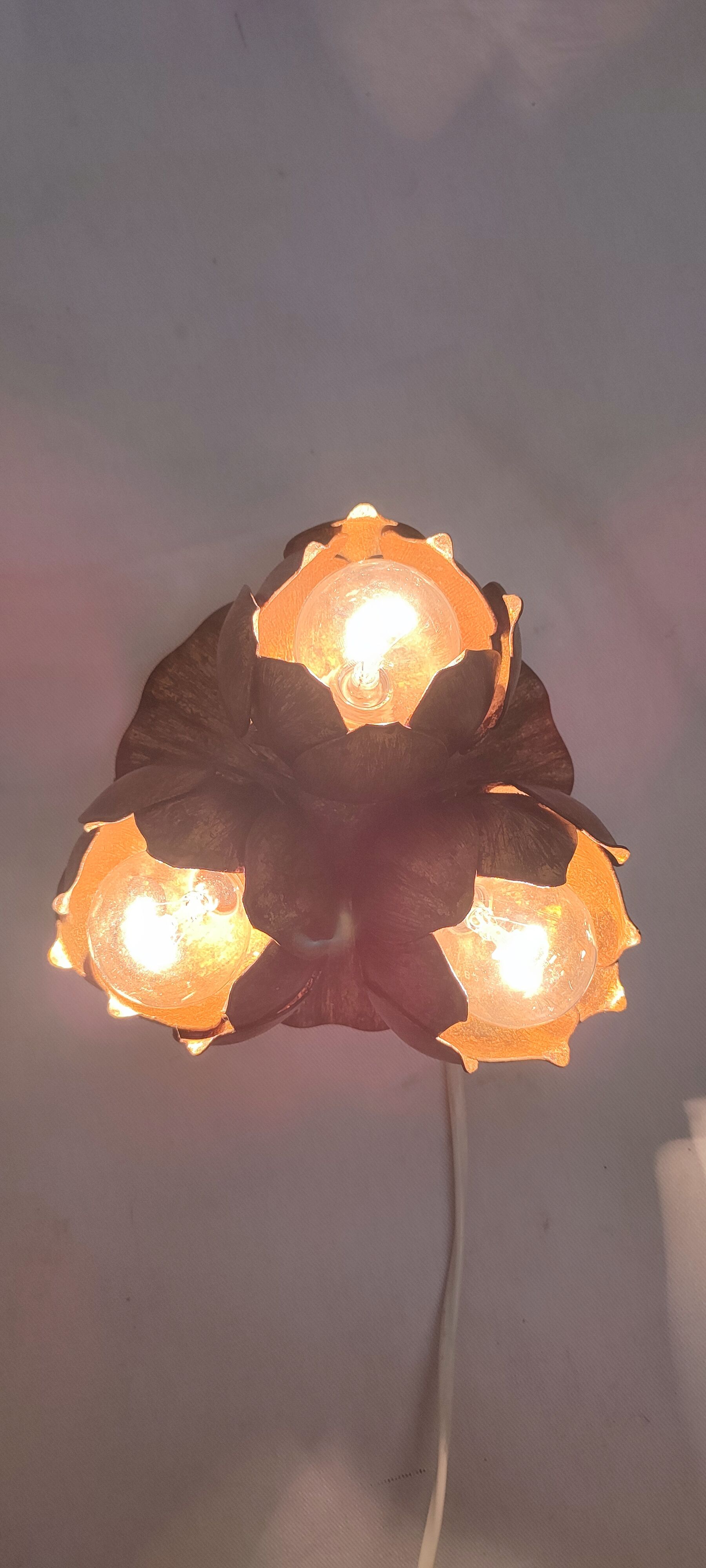 Sconce flower, Spain 1970s