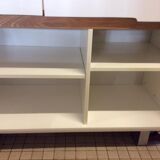 High furniture in white lacquered wood