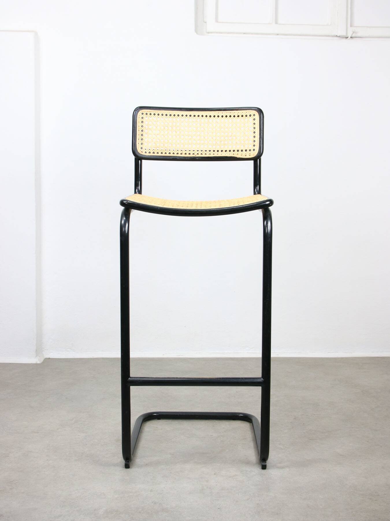 Pair of vintage Cesca Bar Chairs by Marcel Breuer