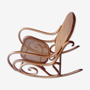 Rocking-chair avec cannage
