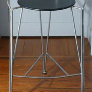 Pair of stools, Pascal Mourgue, model "Lune d'argent", 80s