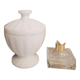 Cosmetic opaline jar