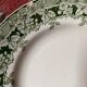 6 flat plates old floral assorted