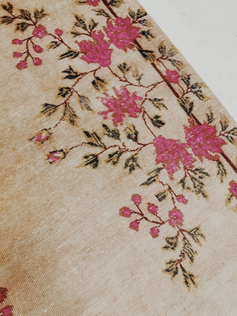 Anatolian carpets ancient artisanal floral 250x142cm
