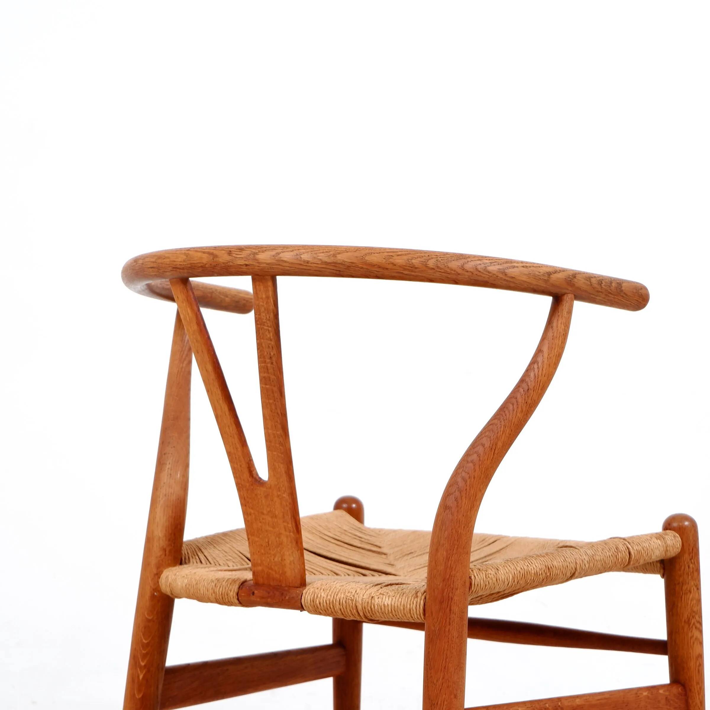 4 "CH24" Wishbone dining chairs by Hans J. Wegner for Carl Hansen & Son