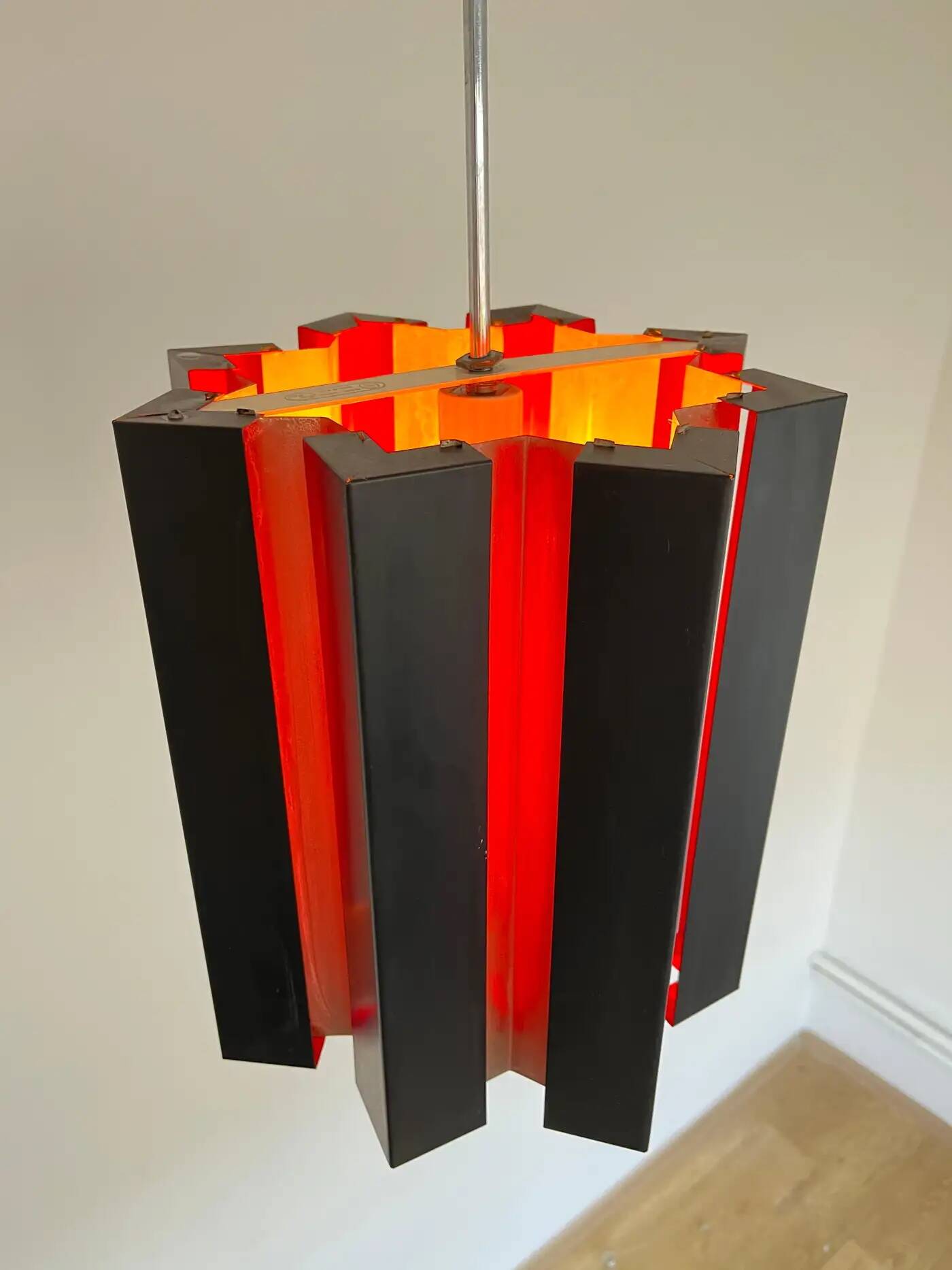 Rare design Space Age UFO pendant by Napako, 1970s