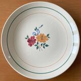 6 old earthenware dessert plates from Saint-Amand (North)