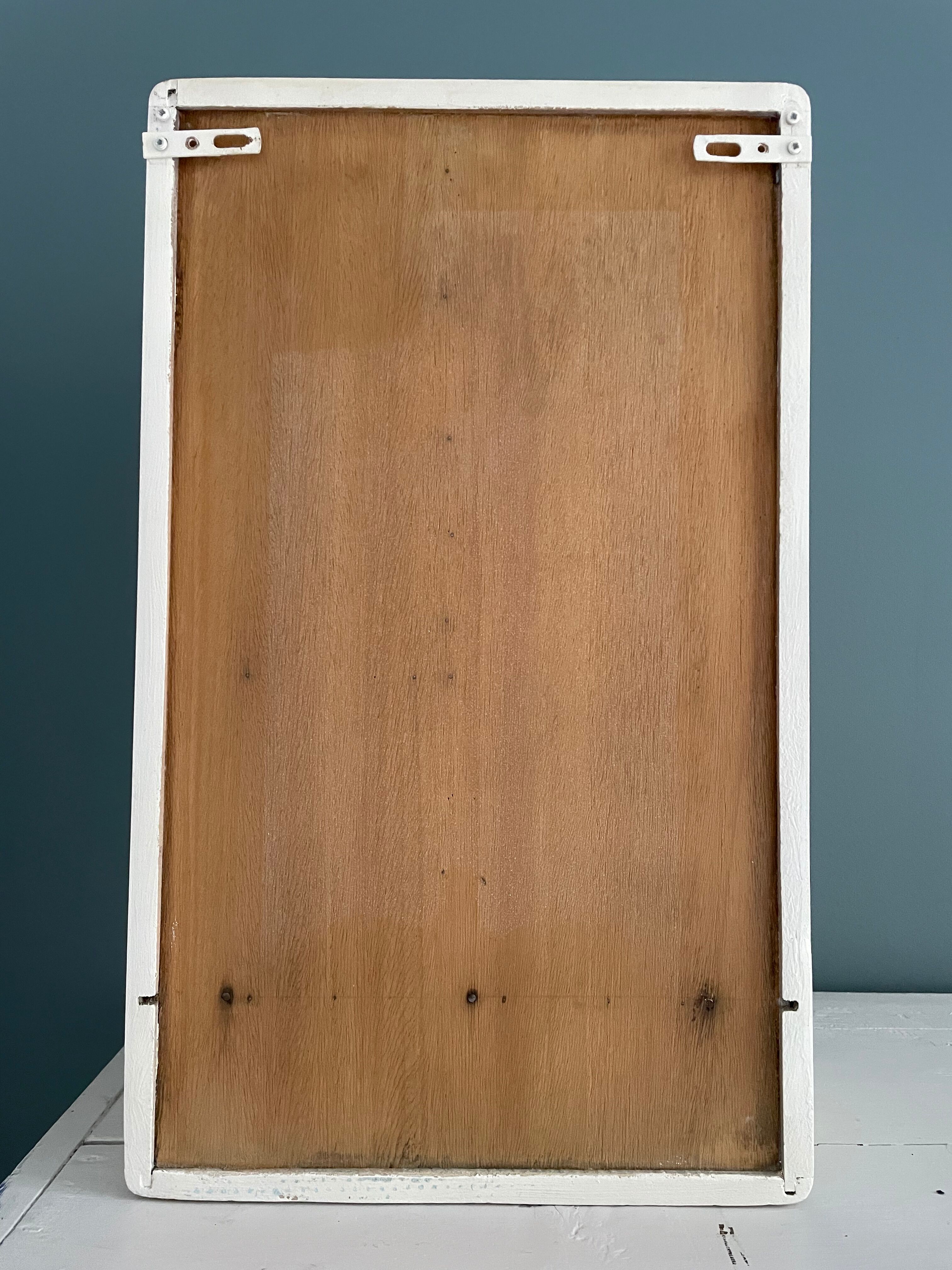 Antique toilet cabinet to hang