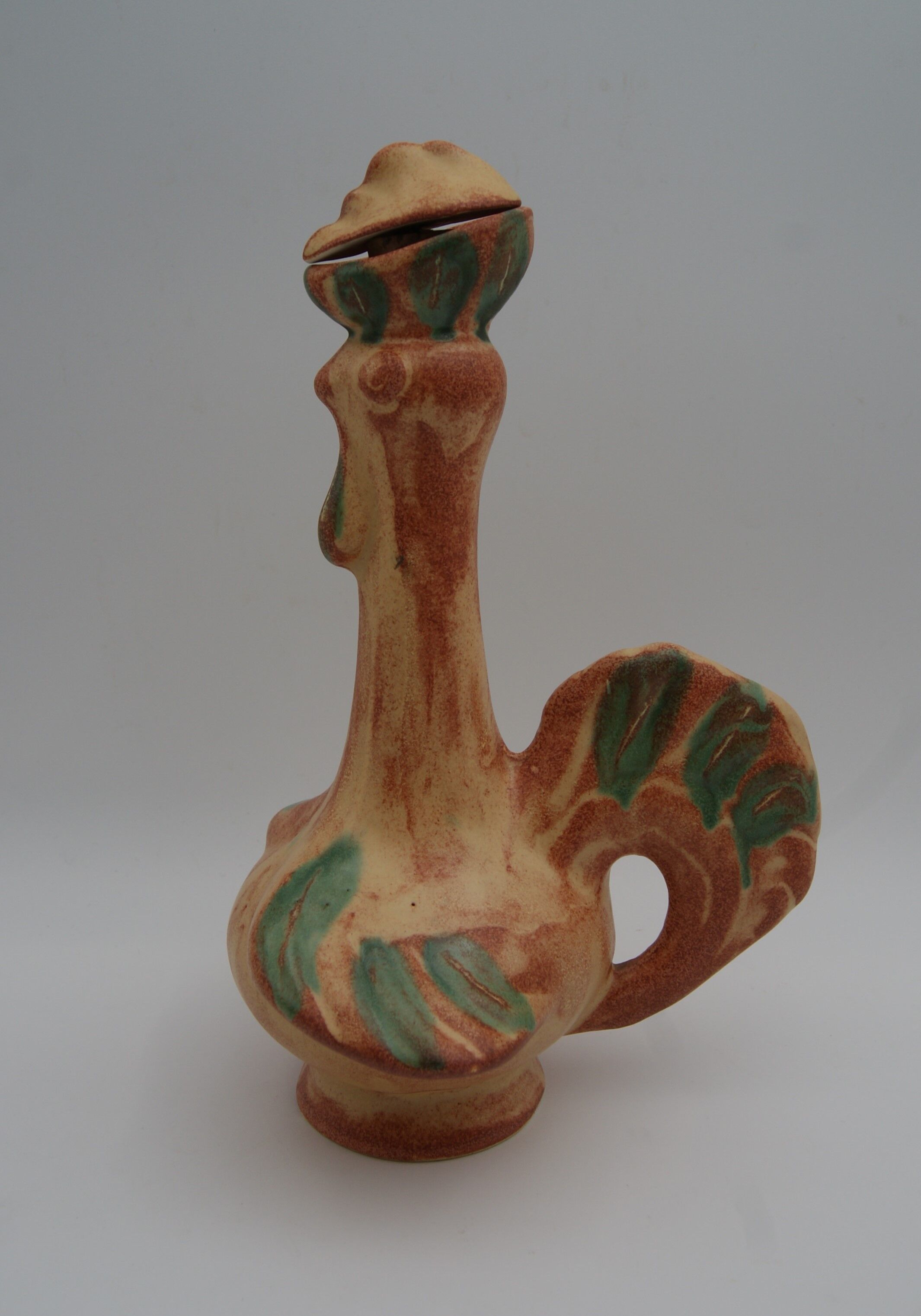 Ceramic carafe vintage chicken