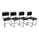 Ensemble de 4 chaises de salle à manger Gispen 101
