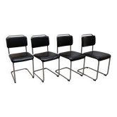 Ensemble de 4 chaises de salle à manger Gispen 101