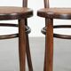 Set of 2 wooden vintage bistro chairs Jacob & Josef Kohn Wien