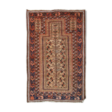 Ancient afghan baluch handmade carpet 90cm x 146cm 1900s, 1c529