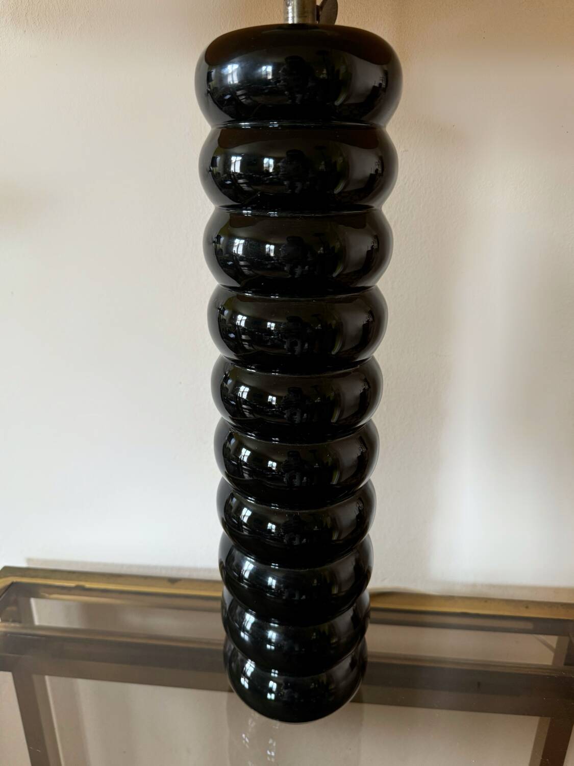 Large ceramic lamp from the 80s