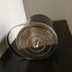 Vintage black and metal ice bucket