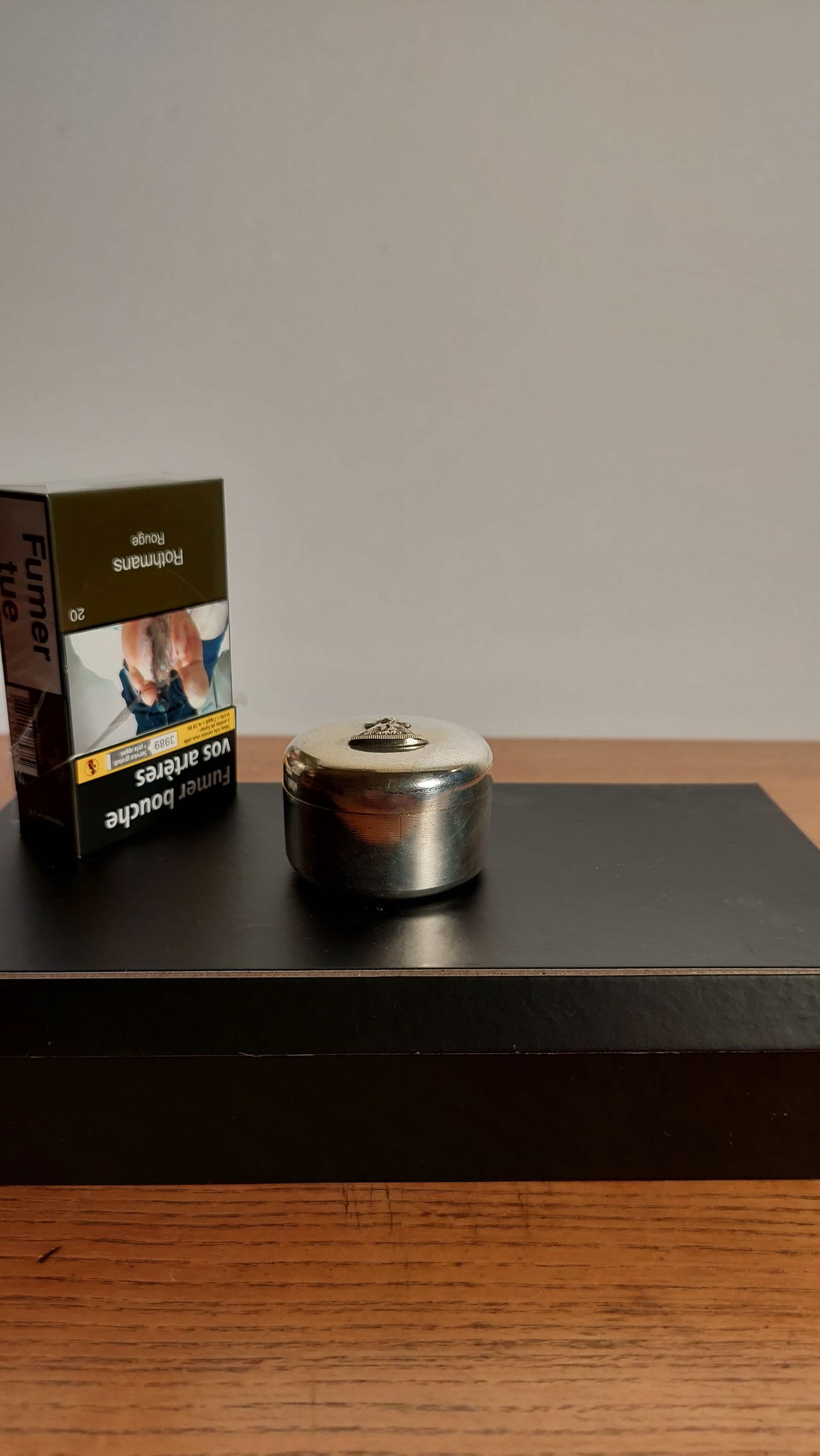 Silver bronze box freemasonry circa 1940