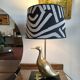 Brass duck lamp circa 1980
