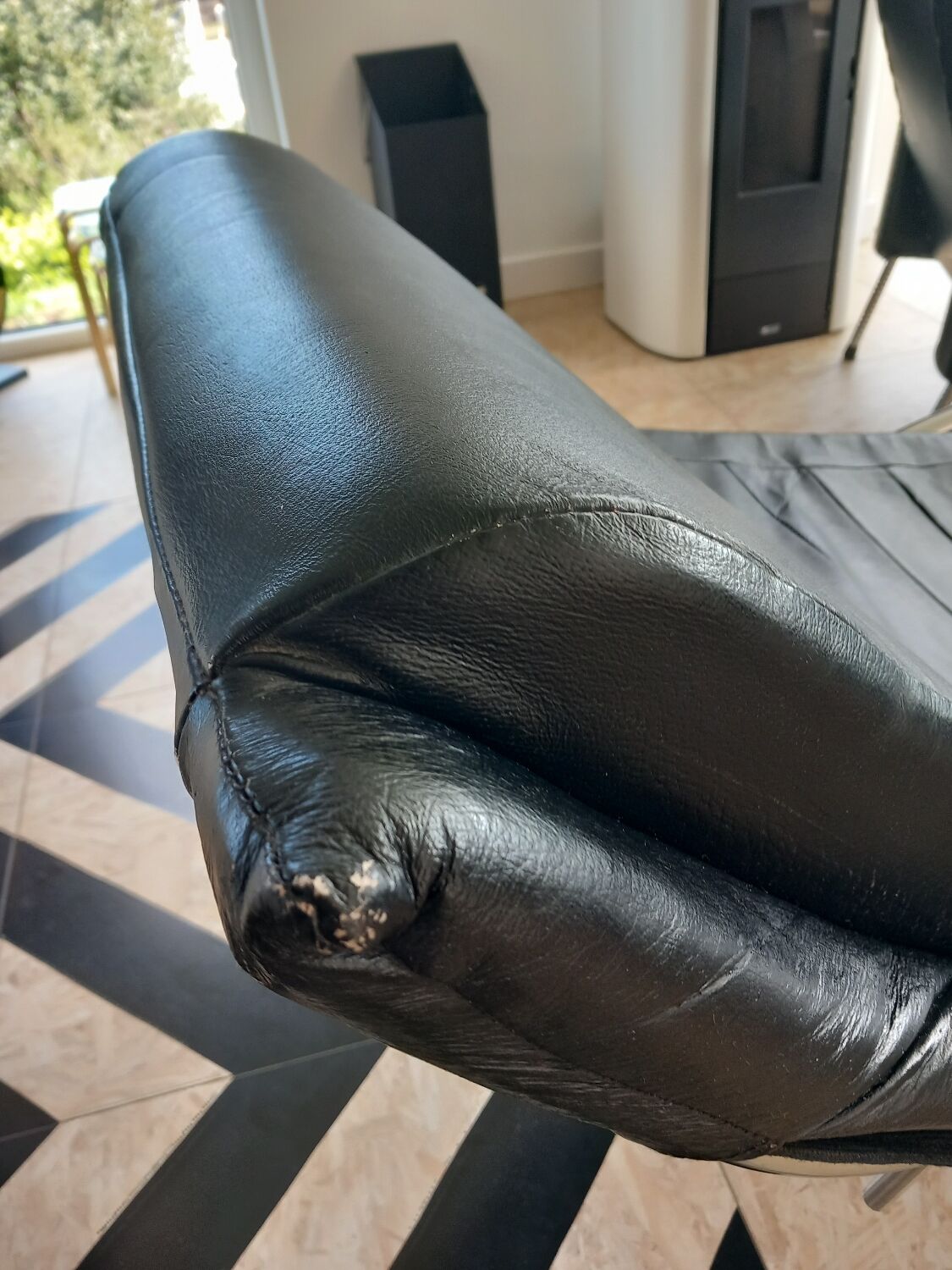 Chaise longue année 80